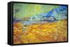 Reaper-Vincent van Gogh-Framed Stretched Canvas