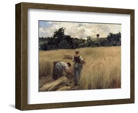 Reapers, 19th or Early 20th Century-Leon-Augustin Lhermitte-Framed Giclee Print