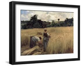 Reapers, 19th or Early 20th Century-Leon-Augustin Lhermitte-Framed Giclee Print