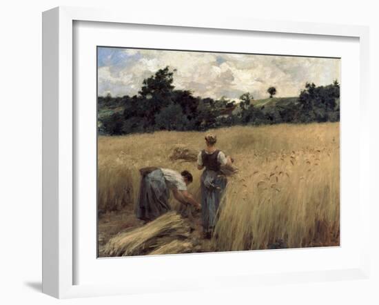 Reapers, 19th or Early 20th Century-Leon-Augustin Lhermitte-Framed Giclee Print