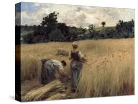 Reapers, 19th or Early 20th Century-Leon-Augustin Lhermitte-Stretched Canvas