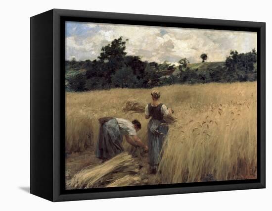 Reapers, 19th or Early 20th Century-Leon-Augustin Lhermitte-Framed Stretched Canvas