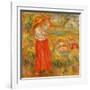 Reapers, C.1919 (Oil on Canvas)-Pierre Auguste Renoir-Framed Giclee Print