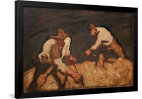 Reapers in a Gathering Storm, 1912-Albin Egger-lienz-Framed Giclee Print