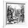 Reaping and Socking-Up Corn to Dry, Lake Drie, Canada, 1880-null-Framed Giclee Print