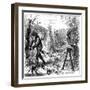 Reaping and Socking-Up Corn to Dry, Lake Drie, Canada, 1880-null-Framed Giclee Print