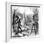 Reaping and Socking-Up Corn to Dry, Lake Drie, Canada, 1880-null-Framed Giclee Print