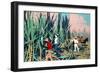 Reaping Sugar Canes in the West Indies-Frank Newbould-Framed Giclee Print