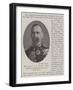 Rear-Admiral a K Bickford, Cmg, Appointed Commander-In-Chief on the Pacific Station-null-Framed Giclee Print