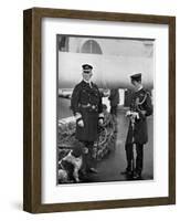 Rear-Admiral Arthur Alington and His Flag Lieutenant, William George Elmhirst Ruck-Keene, 1896-Gregory & Co-Framed Giclee Print