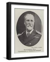 Rear-Admiral Rice, Superintendent of Portsmouth Dockyard-null-Framed Giclee Print