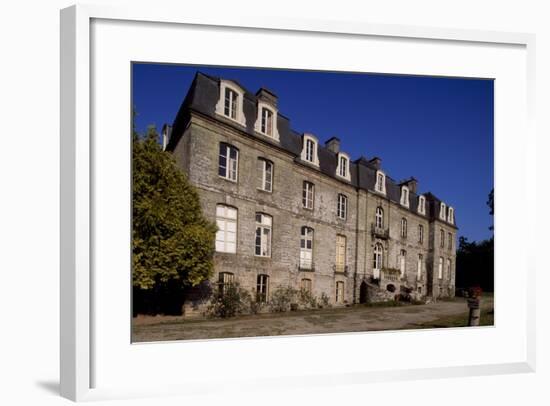 Rear Facade of Chateau De Tregranteur, Guegon, Brittany, France, 18th-19th Century-null-Framed Giclee Print