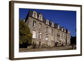 Rear Facade of Chateau De Tregranteur, Guegon, Brittany, France, 18th-19th Century-null-Framed Giclee Print