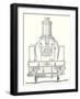 Rear of a Locomotive-null-Framed Premium Giclee Print