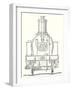 Rear of a Locomotive-null-Framed Premium Giclee Print