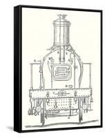 Rear of a Locomotive-null-Framed Stretched Canvas