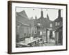 Rear of Houses Prior to Slum Clearance, Princess Road, Lambeth, London, 1914-null-Framed Photographic Print