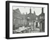 Rear of Houses Prior to Slum Clearance, Princess Road, Lambeth, London, 1914-null-Framed Premium Photographic Print