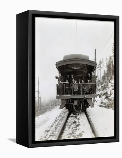 Rear of No. 16, Cle Elum Area, 1920-Asahel Curtis-Framed Stretched Canvas