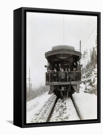 Rear of No. 16, Cle Elum Area, 1920-Asahel Curtis-Framed Stretched Canvas