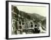 Rear View From Train, Circa 1929-Asahel Curtis-Framed Giclee Print