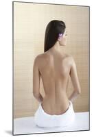 Rear View of a Beautiful Woman at Spa-stefanolunardi-Mounted Photographic Print