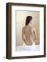 Rear View of a Beautiful Woman at Spa-stefanolunardi-Framed Photographic Print