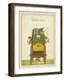 Rear View of a Carriage with Two Children Waving from the Windows-Thomas Crane-Framed Giclee Print