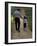 Rear View of a Man Walking with His Son at a Playing Field-null-Framed Photographic Print