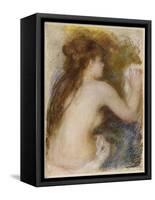 Rear View of a Nude Woman, C.1879-Pierre-Auguste Renoir-Framed Stretched Canvas