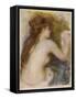 Rear View of a Nude Woman, C.1879-Pierre-Auguste Renoir-Framed Stretched Canvas