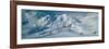 Rear View of a Person Skiing in Snow, St. Christoph, Austria-null-Framed Photographic Print