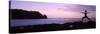 Rear View of a Woman Exercising on the Coast, La Punta, Papagayo Peninsula, Costa Rica-null-Stretched Canvas