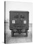 Rear View of Ambulance-George Strock-Stretched Canvas