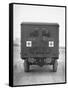 Rear View of Ambulance-George Strock-Framed Stretched Canvas