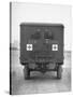 Rear View of Ambulance-George Strock-Stretched Canvas