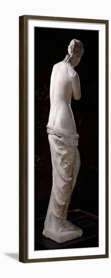 Rear View of Aphrodite, the 'Venus de Milo', Hellenistic Period, c.130-100 BC-Greek-Framed Giclee Print