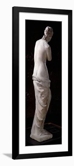 Rear View of Aphrodite, the 'Venus de Milo', Hellenistic Period, c.130-100 BC-Greek-Framed Giclee Print