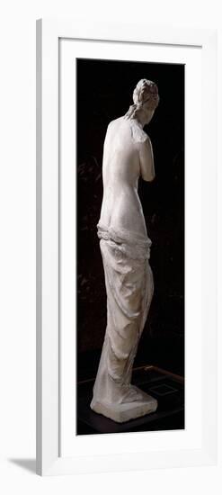 Rear View of Aphrodite, the 'Venus de Milo', Hellenistic Period, c.130-100 BC-Greek-Framed Giclee Print