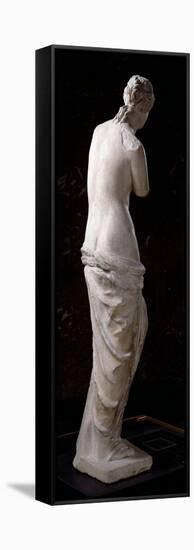 Rear View of Aphrodite, the 'Venus de Milo', Hellenistic Period, c.130-100 BC-Greek-Framed Stretched Canvas