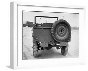 Rear View of Jeep-George Strock-Framed Photographic Print