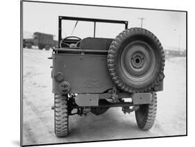 Rear View of Jeep-George Strock-Mounted Photographic Print