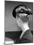 Rear View of Model in Hat W Veil and Bow at Back over Upswept Hair-Alfred Eisenstaedt-Mounted Photographic Print