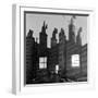 Rear View of Residential Victorian Buildings, Islington, London, c.1940-John Gay-Framed Giclee Print