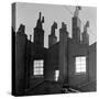 Rear View of Residential Victorian Buildings, Islington, London, c.1940-John Gay-Stretched Canvas