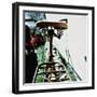 Rear View of the Seat of a Bicycle-null-Framed Photographic Print