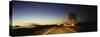 Rear View of Truck on a Two Lane Highway, Las Cruces, New Mexico, USA-null-Stretched Canvas