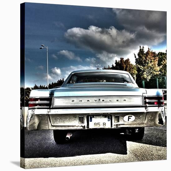 Rear View of Vintage Automobile in America-Salvatore Elia-Stretched Canvas