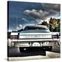 Rear View of Vintage Automobile in America-Salvatore Elia-Stretched Canvas