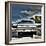 Rear View of Vintage Automobile in America-Salvatore Elia-Framed Photographic Print